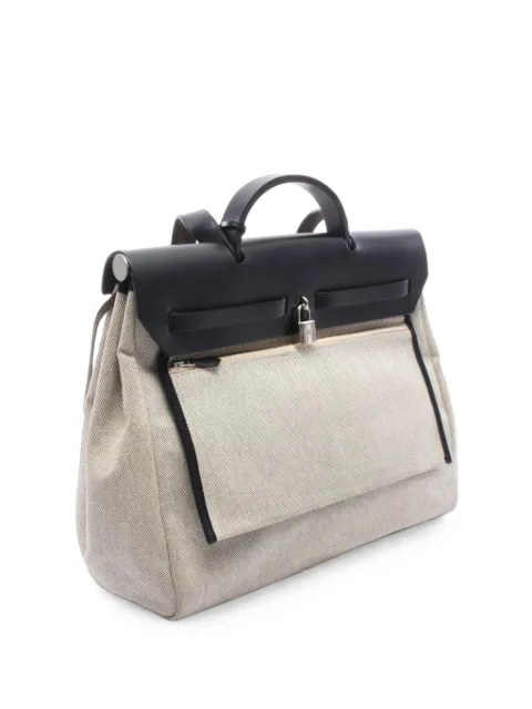 Hermès Pre-Owned tote MM Herbag Zip Pegasus Pop 2020