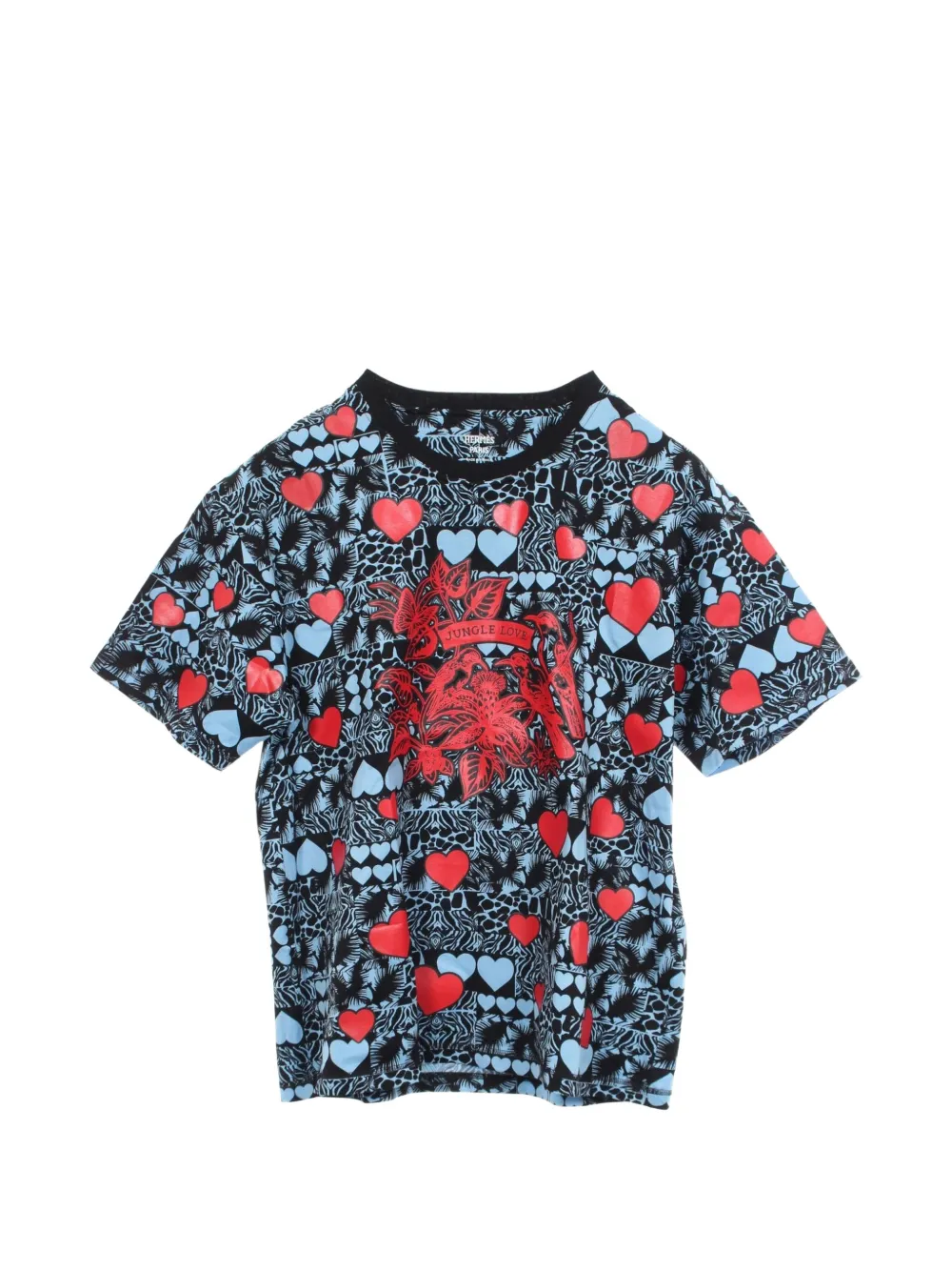 Hermès Pre-Owned t-shirt Jungle Love - Noir