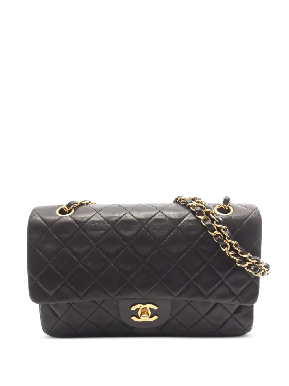 CHANEL Pre-Owned 1991-1994 Double Flap matelassé shoulder bag - Nero