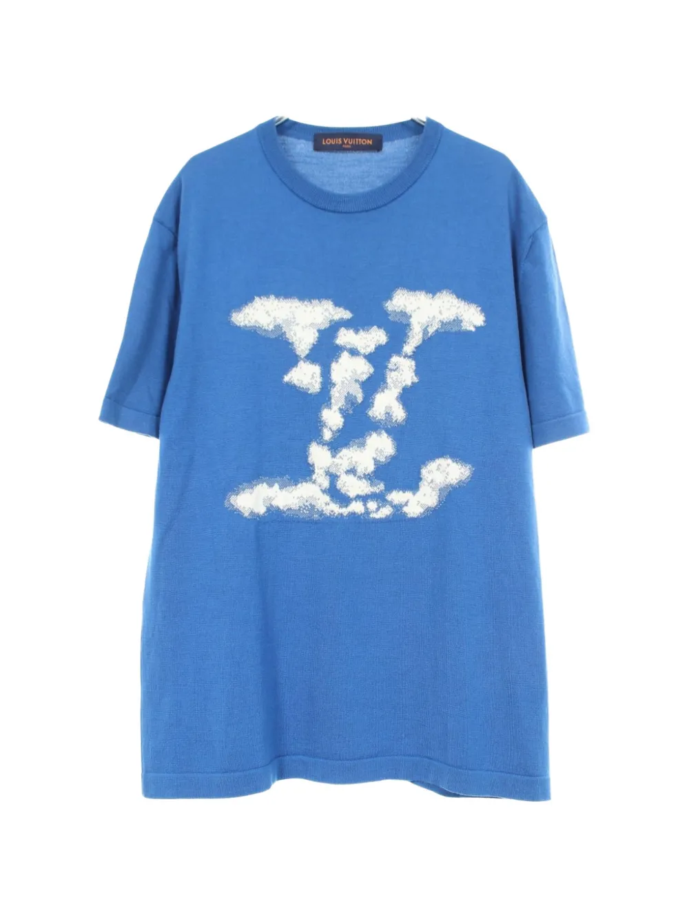 Louis Vuitton Pre-Owned t-shirt Cloud en jacquard (années 2000) - Bleu