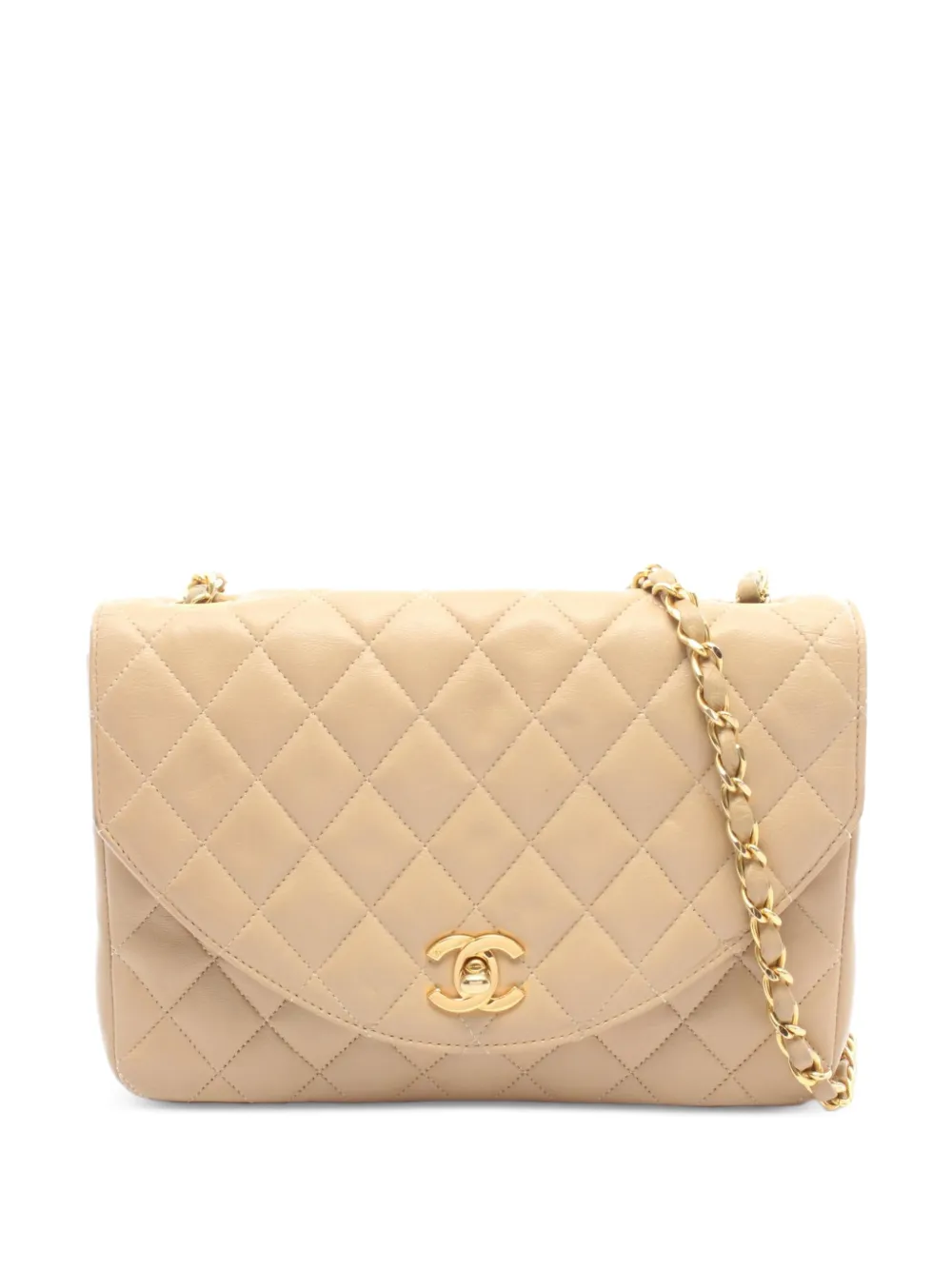 CHANEL Pre-Owned 1989-1991 matelassé shoulder bag - Toni neutri