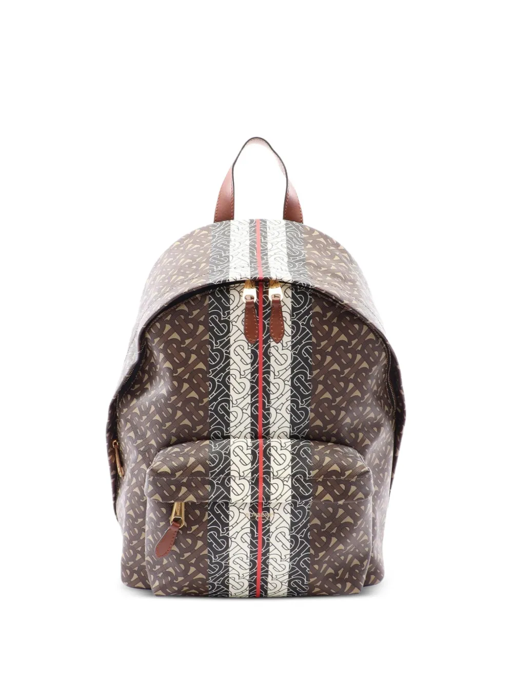 Burberry Pre-Owned 2010s TB monogram backpack - Marrone
