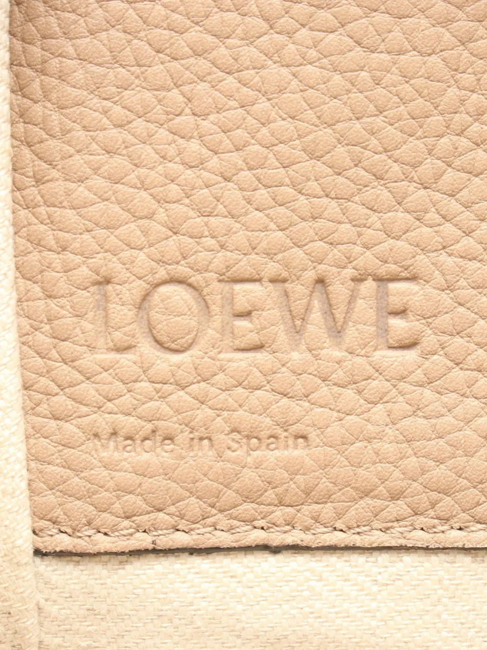 Loewe Pre-Owned 2000s kleine Hammock leren shopper Beige
