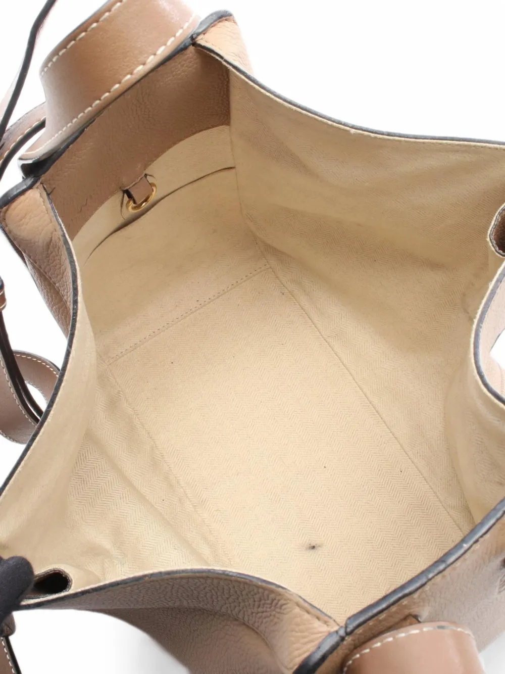Loewe Pre-Owned 2000s kleine Hammock leren shopper Beige