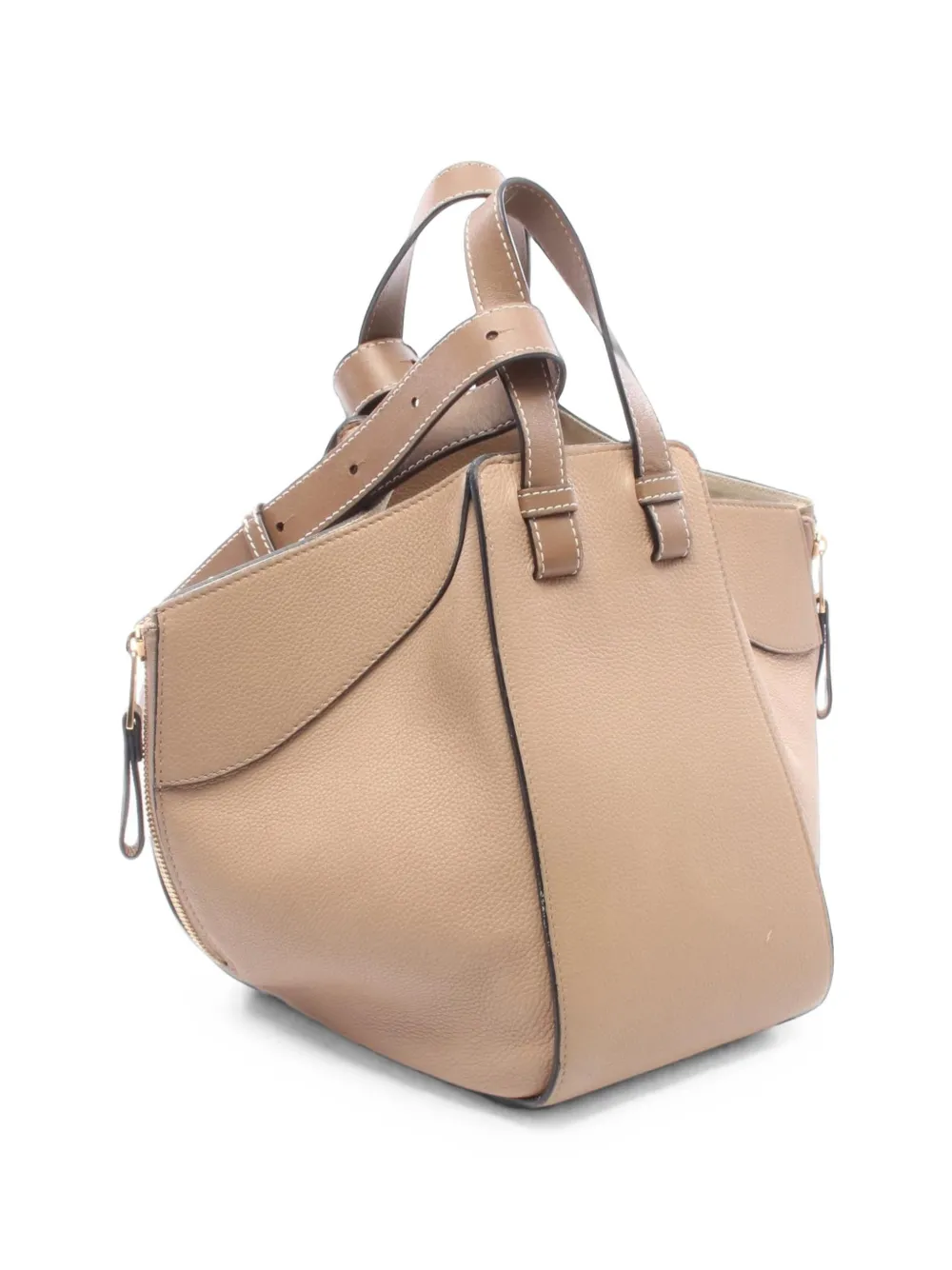 Loewe Pre-Owned 2000s kleine Hammock leren shopper Beige