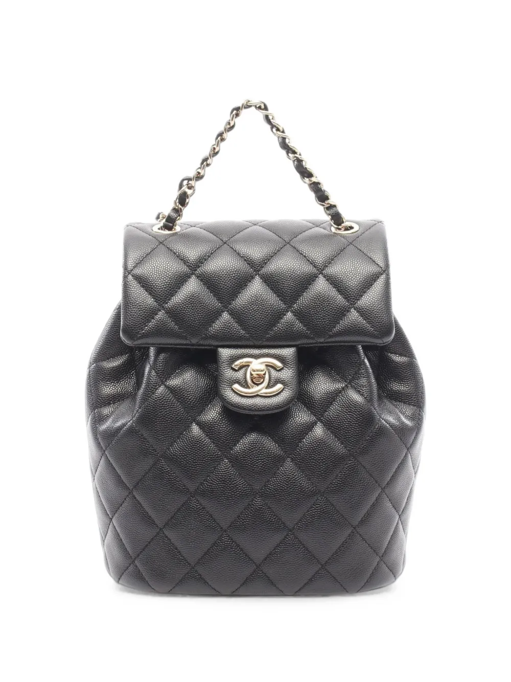 CHANEL Pre-Owned matelassé Caviar backpack - Nero