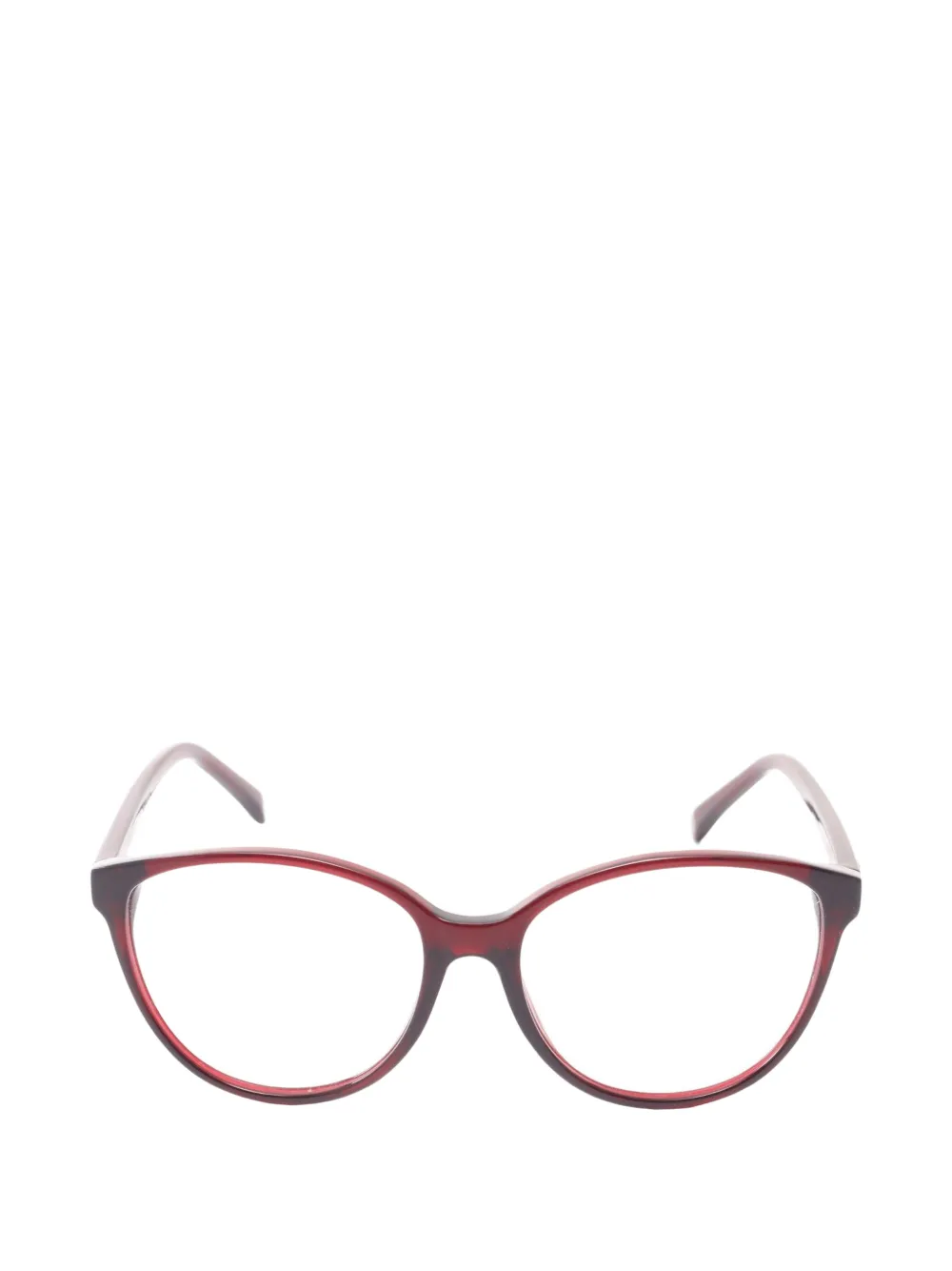 CHANEL Pre-Owned cat-eye frame glasses - Rosso