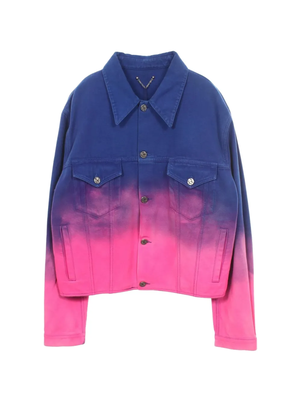 Louis Vuitton Pre-Owned veste en jean à effet dégradé (années 2010) - Bleu