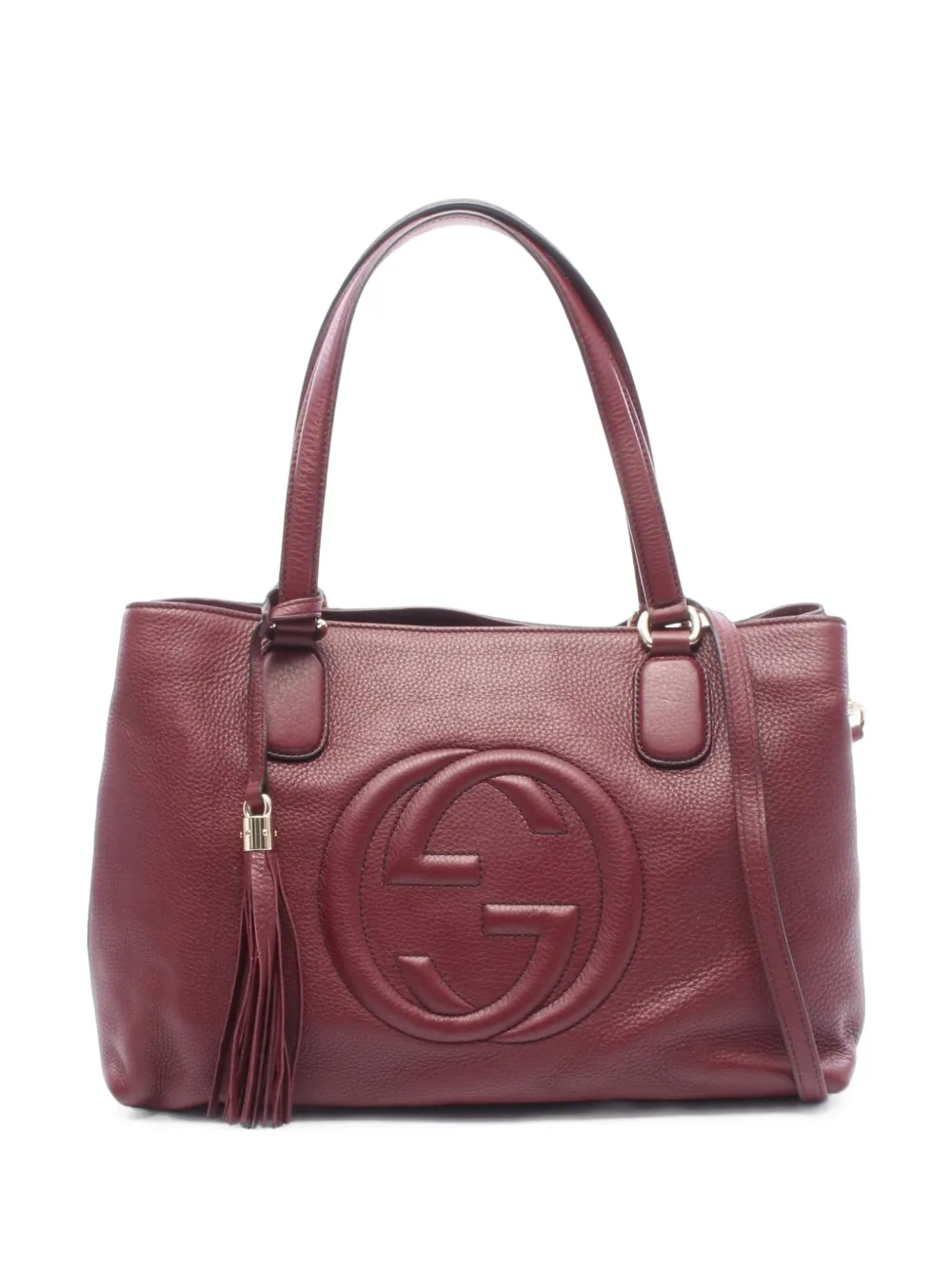 Gucci Pre-Owned 2010s Soho interlocking G tote bag - Red