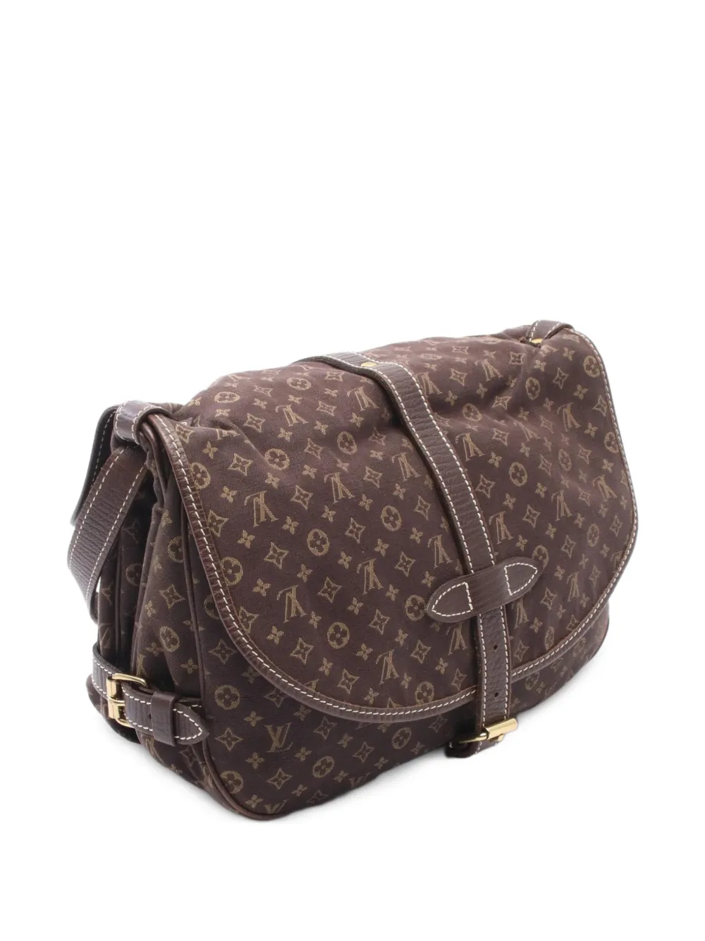 Louis Vuitton Pre-Owned 2006 Saumur Monogram Mini Lin shoulder bag Bruin