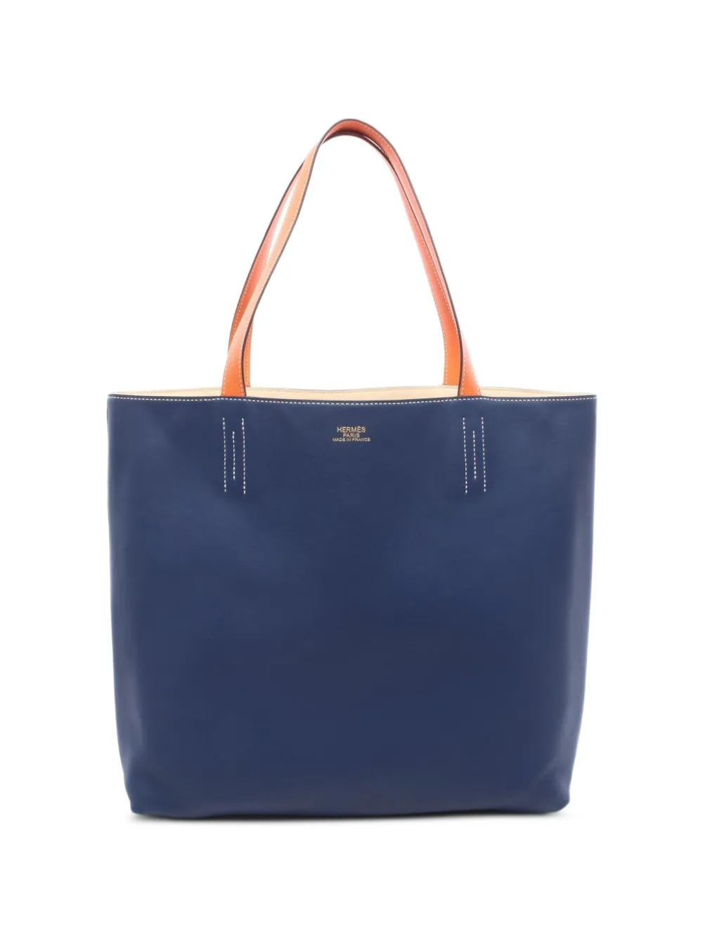 Hermès Pre-Owned 2019 36 Double Sens reversible tote bag - Blu