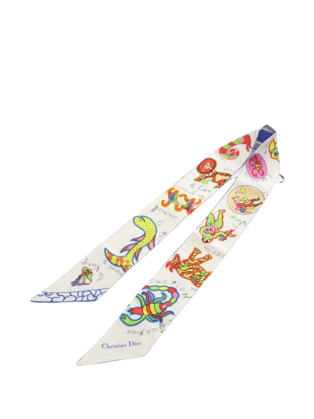 Christian Dior Pre-Owned 2010s Mitzah Schal - Weiß