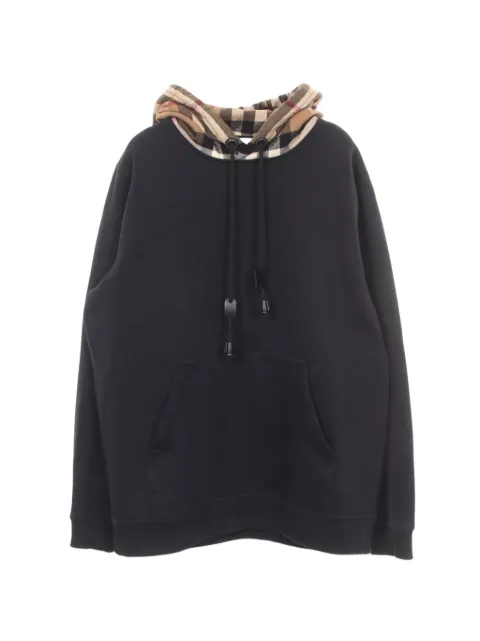 Burberry Pre-Owned 2000's 체크 후디