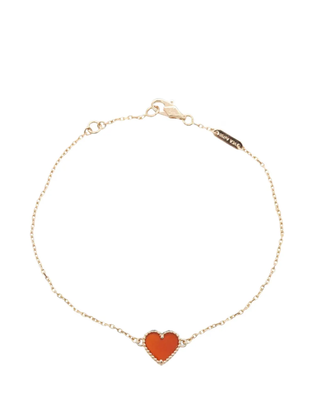 Van Cleef & Arpels Pre-Owned 2010s Alhambra Armband mit Karneol - Gold
