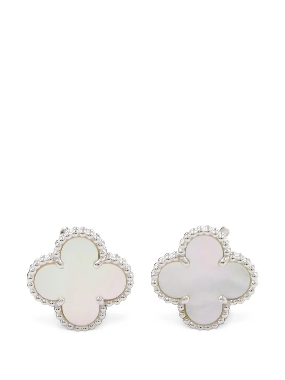 Van Cleef & Arpels Pre-Owned boucles d'oreilles Alhambra (années 2010) - Argent