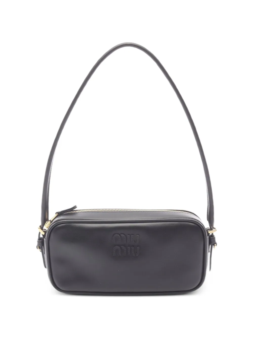 Miu Miu Pre-Owned 2020s Softy leather shoulder bag - Nero