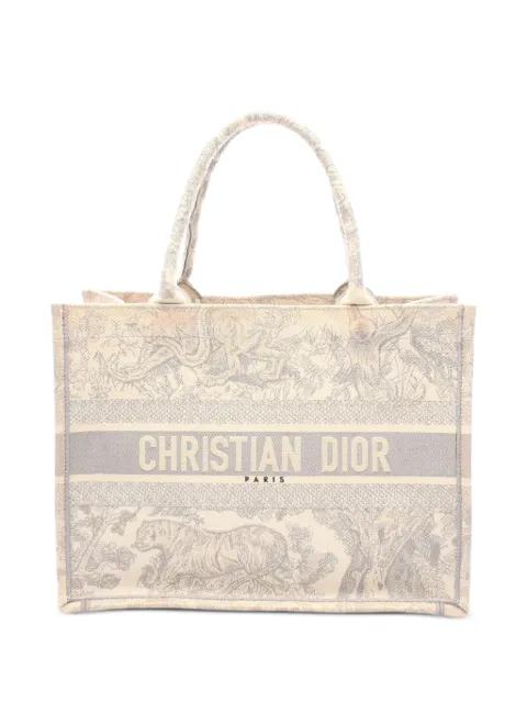 Christian Dior Pre-Owned Book Tote Toile de Jouy 手提包（2000年代典藏款）