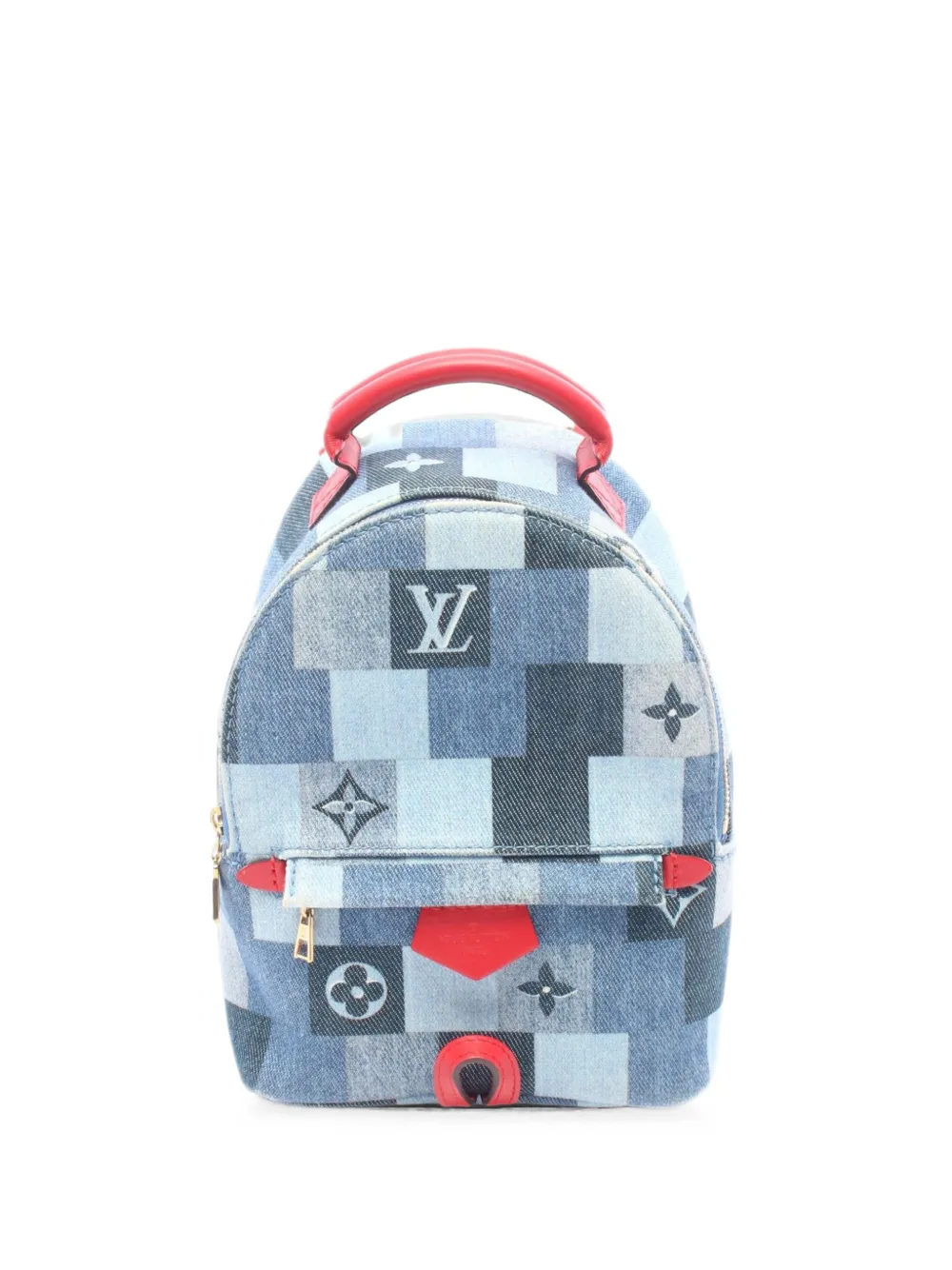 Louis Vuitton Pre-Owned 2019 Palm Springs Rucksack mit Monogram - Blau