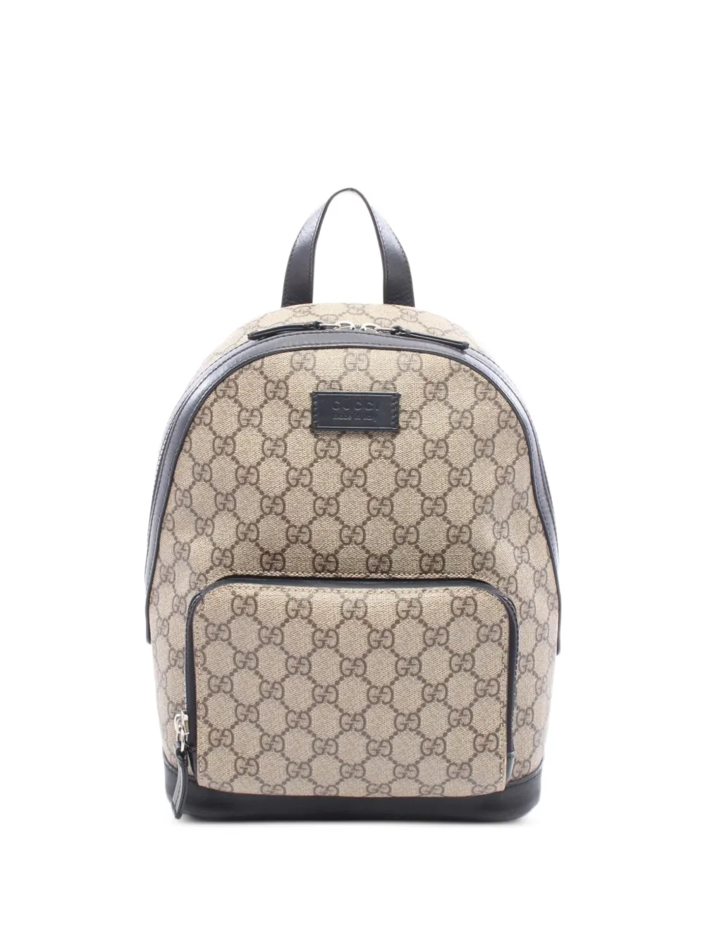Gucci Pre-Owned sac à dos à motif GG Supreme (années 2000) - Tons neutres Gucci Pre-Owned sac à dos à motif GG Supreme (années 2000) - Tons neutres