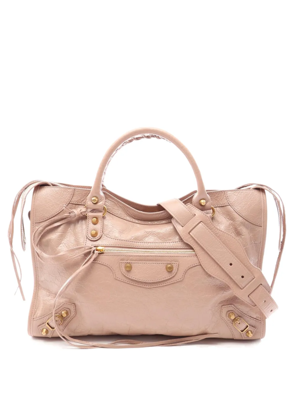 Balenciaga Pre-Owned 2020s medium Le City leather tote bag - Pink
