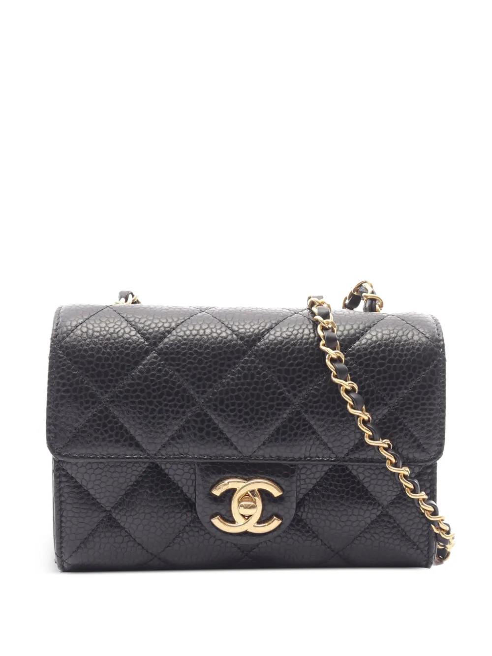 CHANEL Pre-Owned 2021s small Classic Flap quilted shoulder bag - Nero