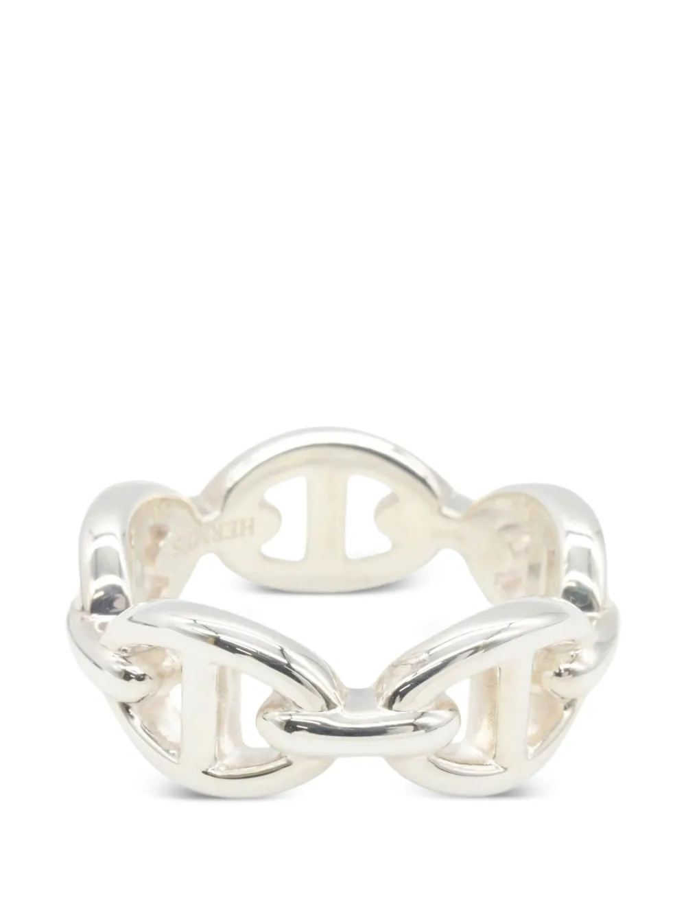 Hermès Pre-Owned 2020s PM Enchaînée Ring - Silber