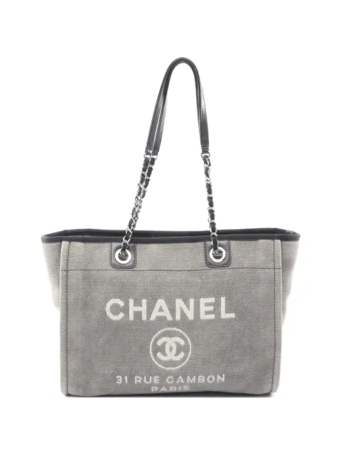 CHANEL Pre-Owned 2012 Deauville chain tote bag