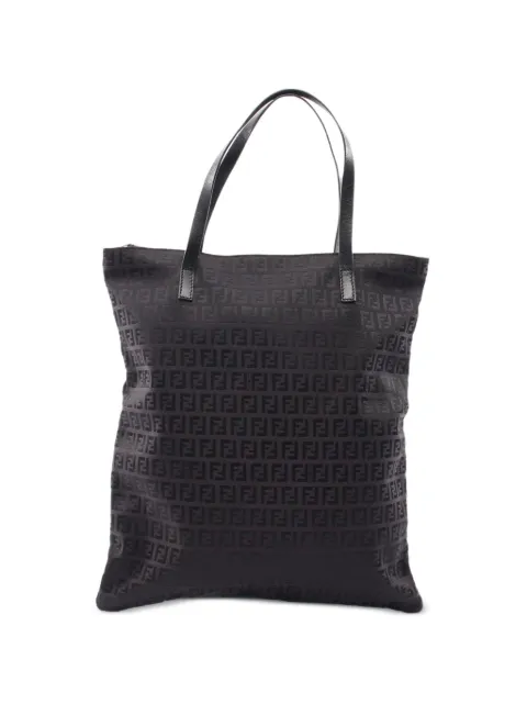 Fendi Pre-Owned Zucchino 顶置拉链手提包（2000年代典藏款）