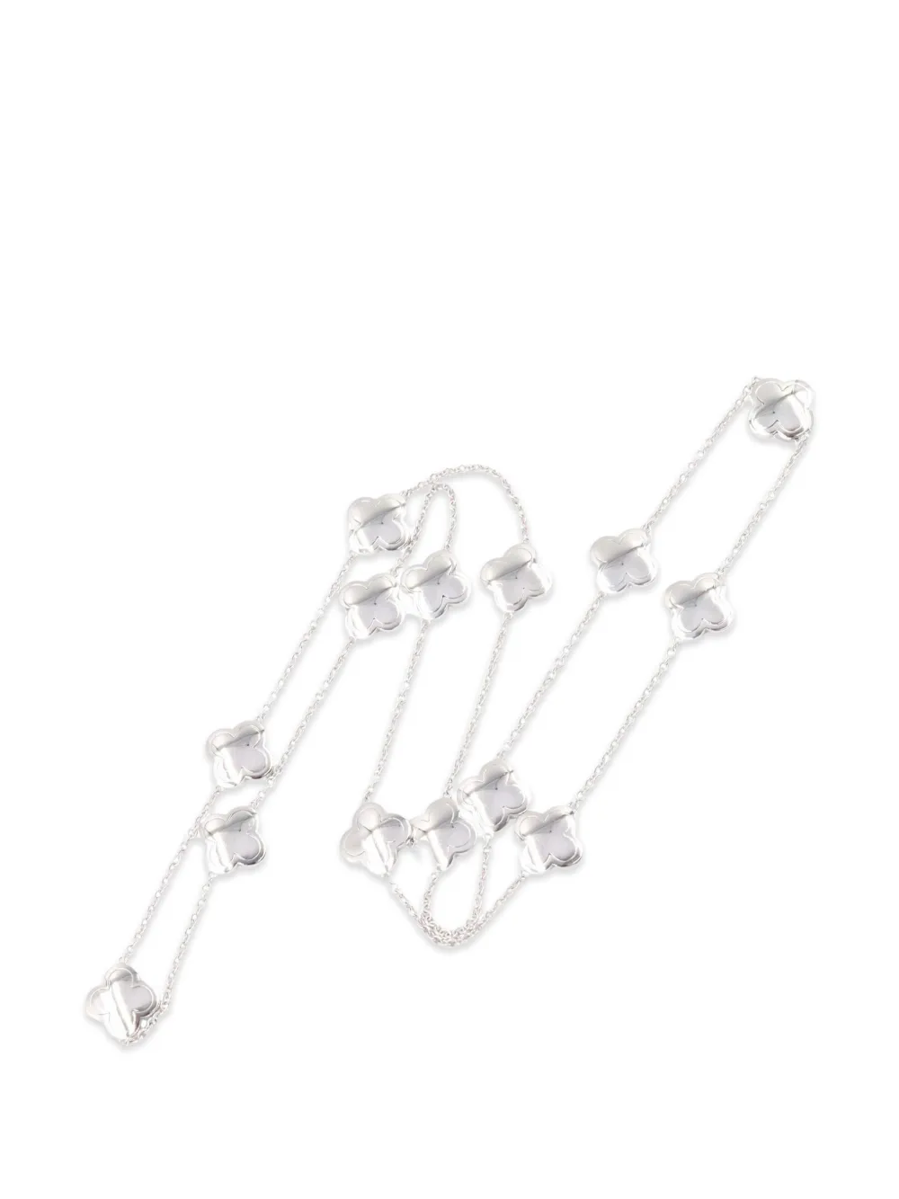 Van Cleef & Arpels Pre-Owned 2010s Pure Alhambra necklace in Silver