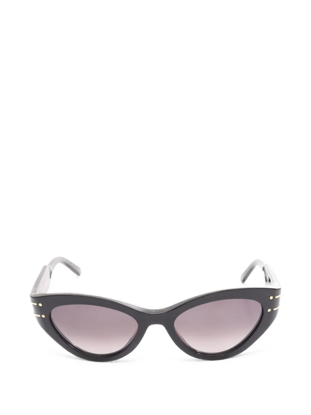 Christian Dior Pre-Owned lunettes de soleil DiorSignature à monture papillon (années 2000) - Noir Christian Dior Pre-Owned lunettes de soleil DiorSignature à monture papillon (années 2000) - Noir