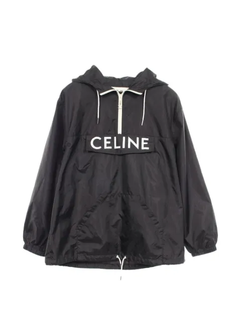 Celine Pre-Owned 2010s logo hooded jacket