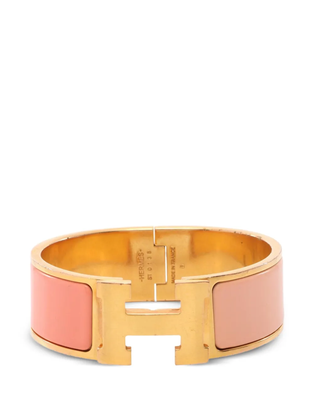 Hermès Pre-Owned bracelet jonc Click Clack GM (années 2000) - Or Hermès Pre-Owned bracelet jonc Click Clack GM (années 2000) - Or