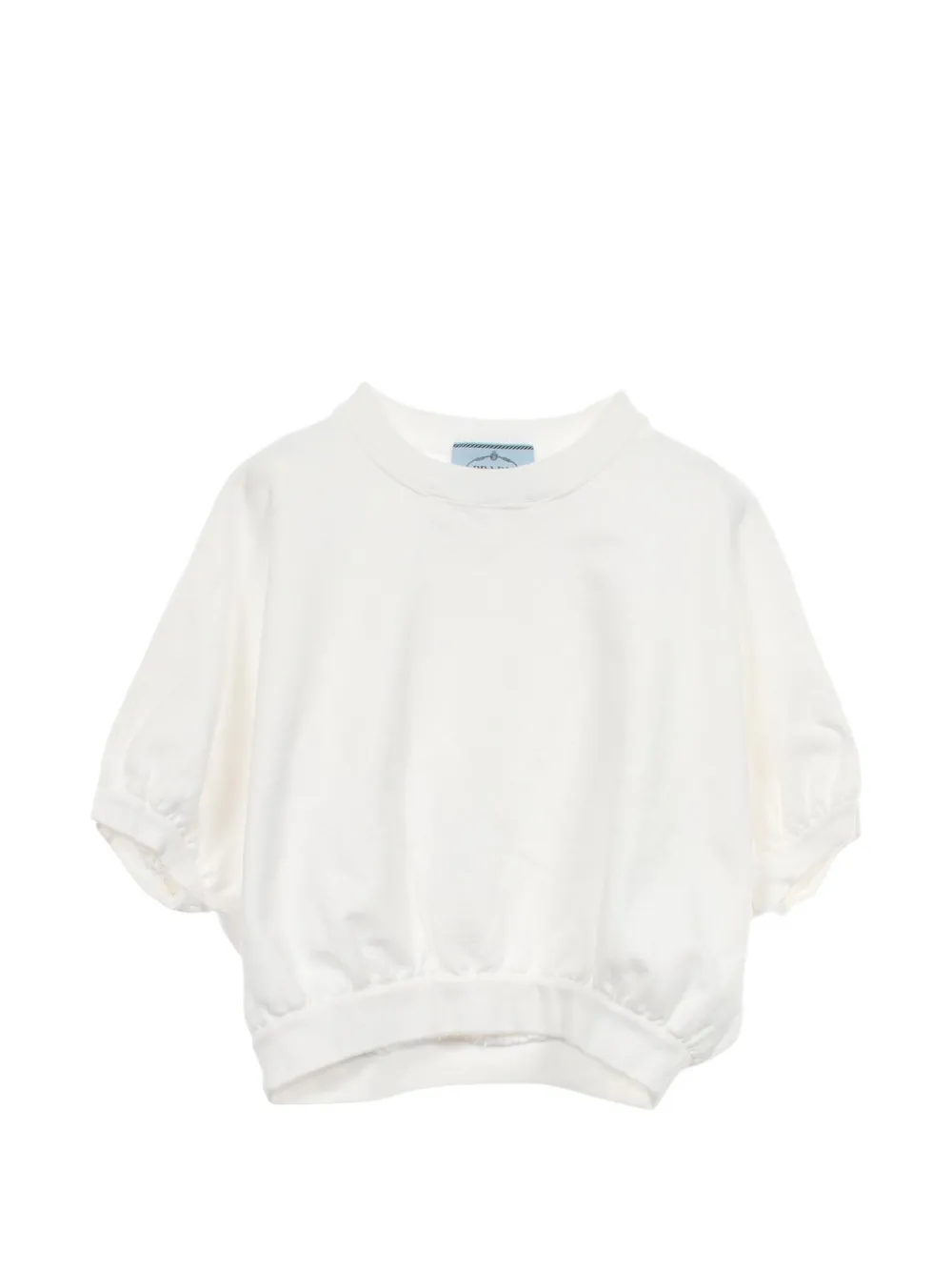 Prada Pre-Owned sweat à manches chauve-souris (années 2010) - Blanc Prada Pre-Owned sweat à manches chauve-souris (années 2010) - Blanc