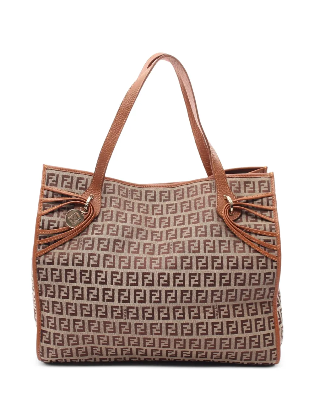 Fendi Pre-Owned 2010s Zucchino Tote Bag - Nude