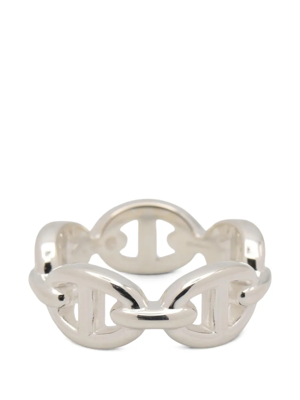 Hermès Pre-Owned 2020s PM Enchaînée Ring - Silber