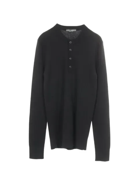 Dolce & Gabbana Pre-Owned 2010s Henley neck sweater