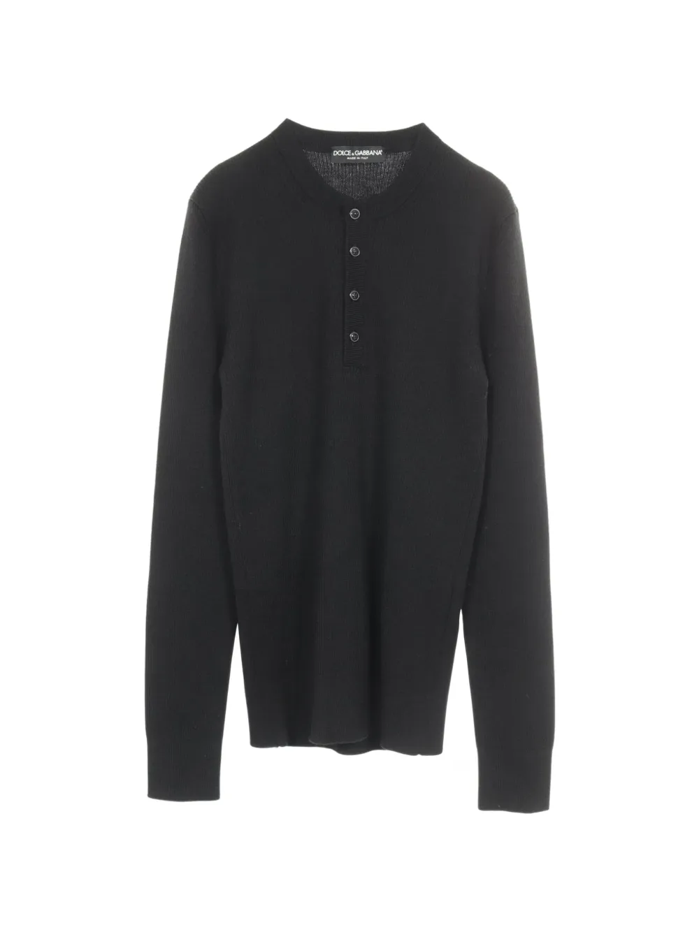 Dolce & Gabbana Pre-Owned pull à col tunisien (années 2010) - Noir Dolce & Gabbana Pre-Owned pull à col tunisien (années 2010) - Noir
