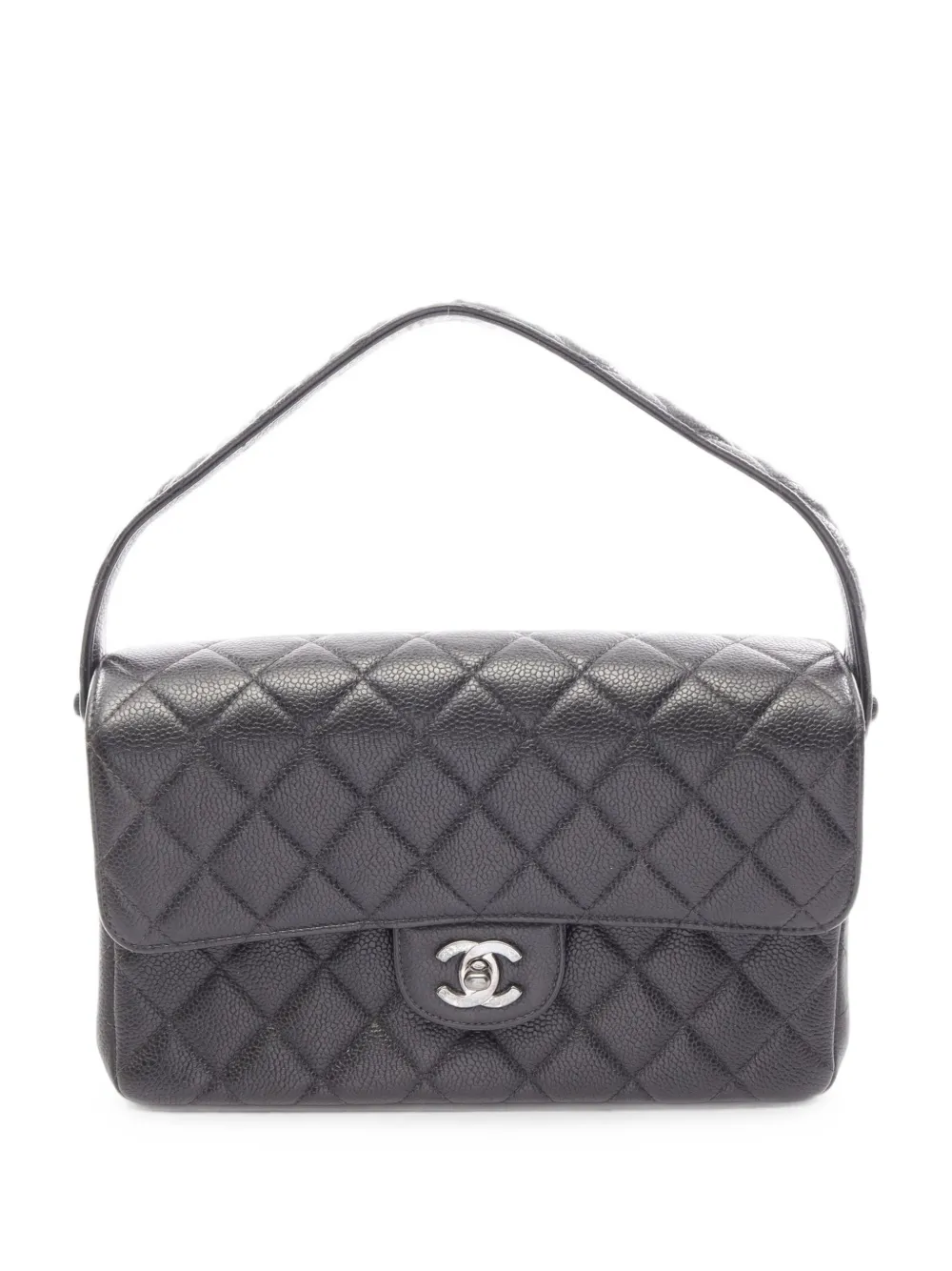 CHANEL Pre-Owned 1996-1997 Matelassé Caviar handbag - Nero