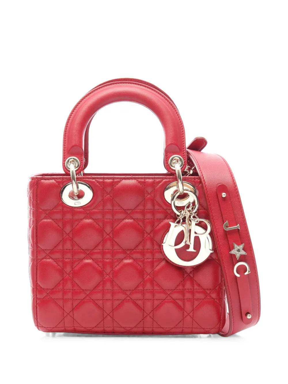 Christian Dior Pre-Owned 2010s kleine Lady Dior My ABCDior Tote Bag - Rot