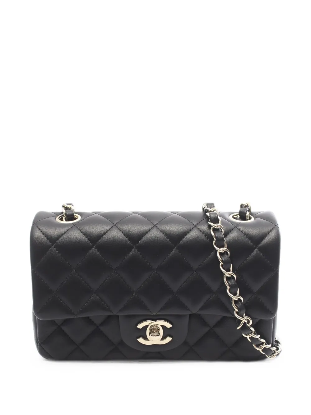 CHANEL Pre-Owned mini 2021s Matelasse chain shoulder bag - Nero