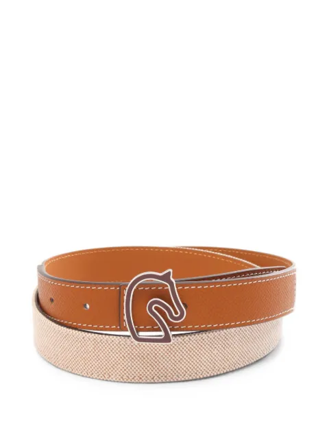 Hermès Pre-Owned 2026 Tonnerre reversible belt