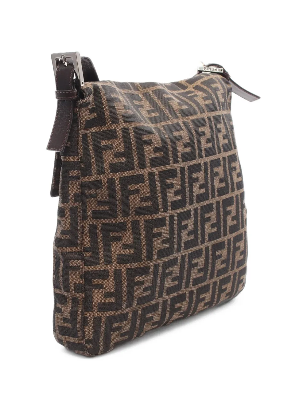 Fendi Pre-Owned 2000s Zucca shoulder bag Bruin