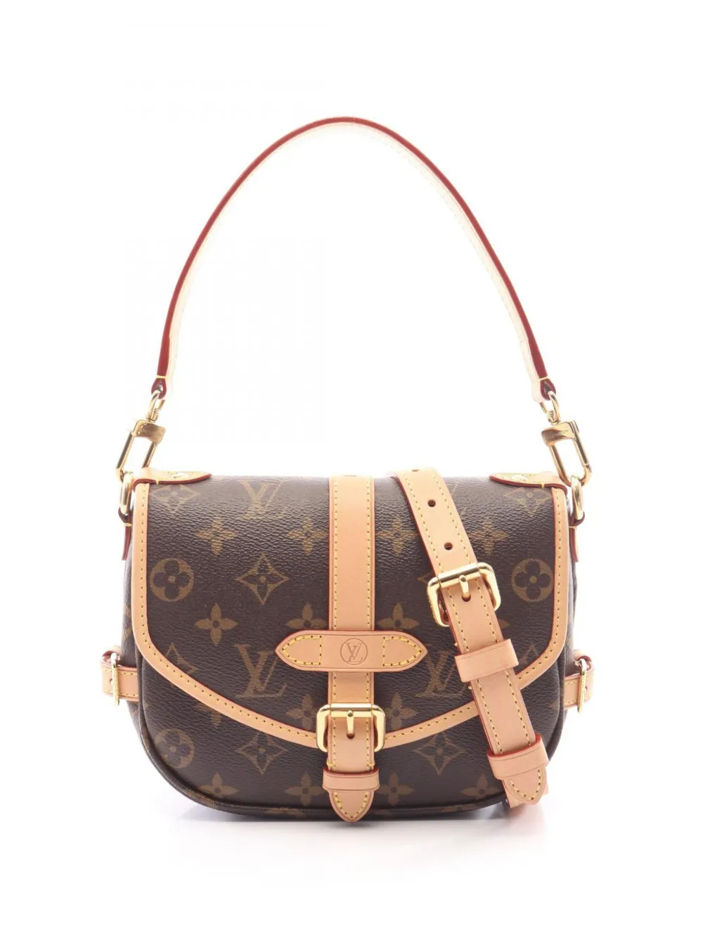 Louis Vuitton Pre-Owned 2021s Saumur BB Monogram tote bag - Brown