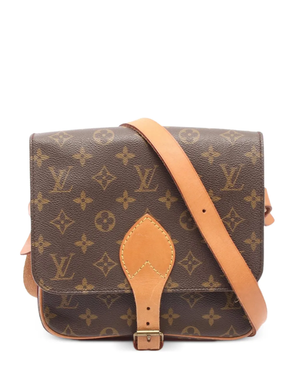 Louis Vuitton Pre-Owned 1988 Cartesier MM Monogram shoulder bag - Marrone