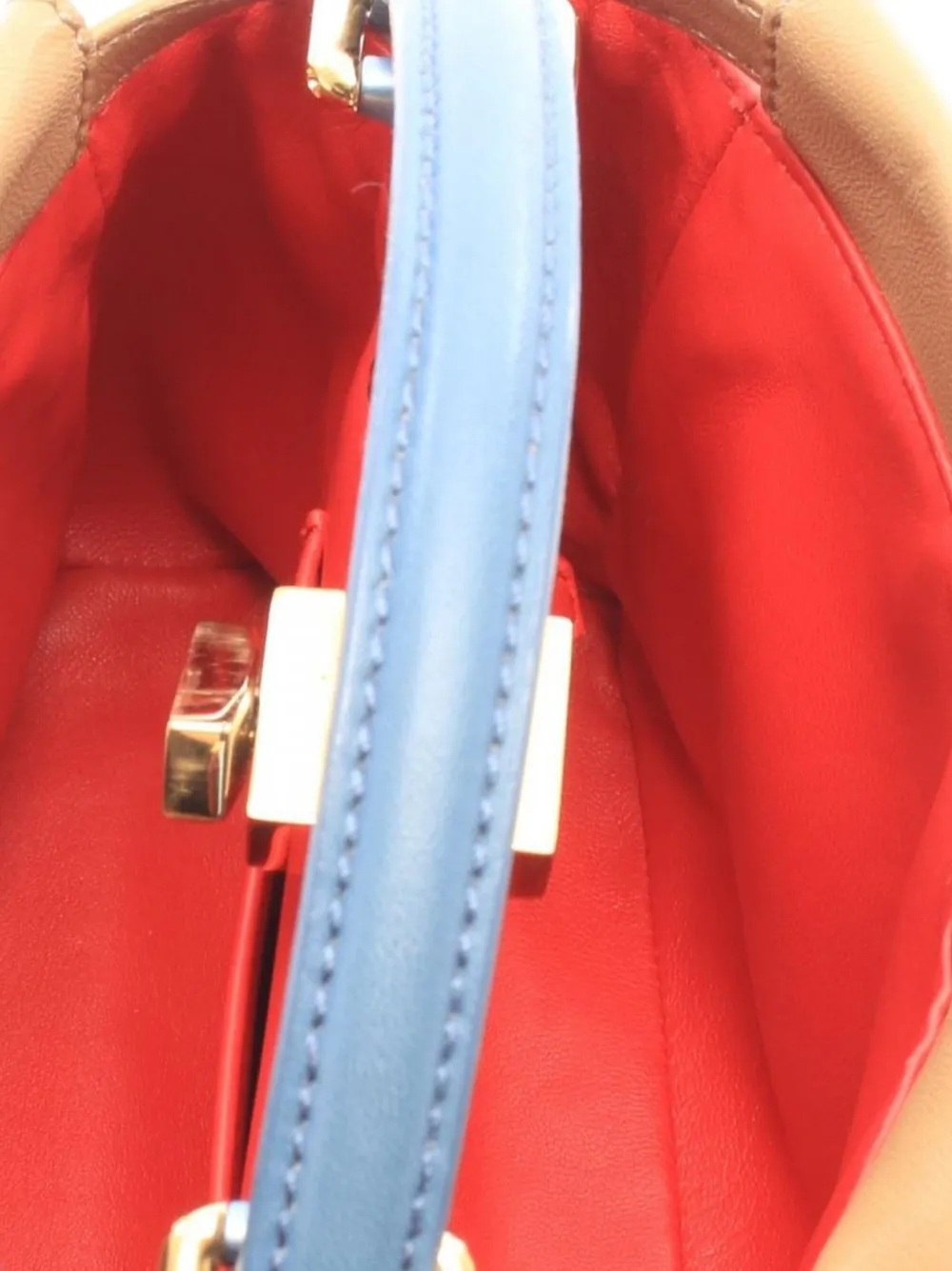Fendi Pre-Owned 2000s Mini Peekaboo tote bag Beige