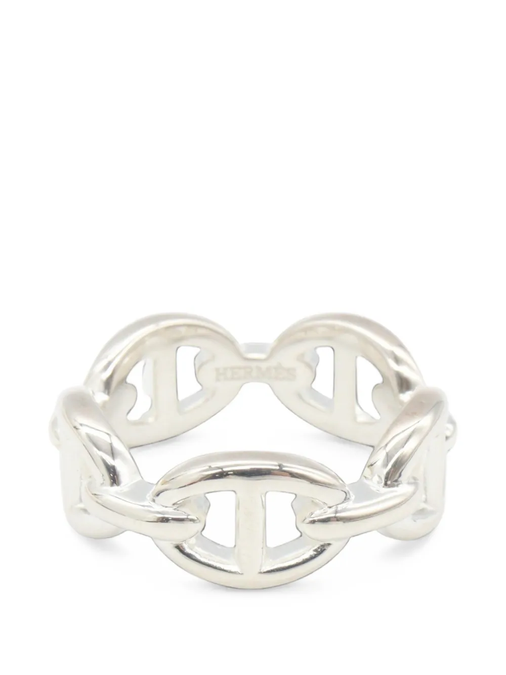Hermès Pre-Owned 2020s Enchaînée PM ring - Argento