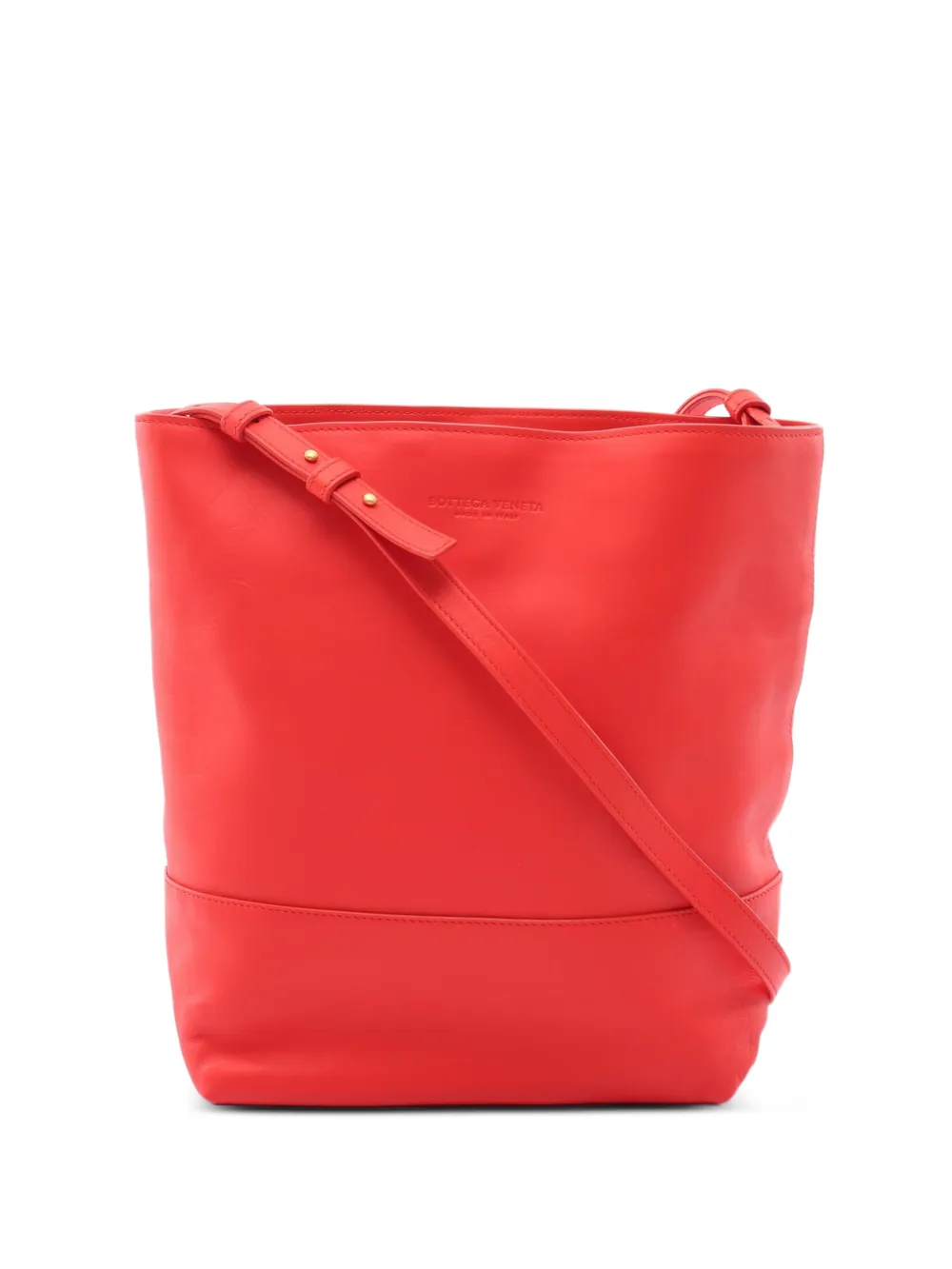 Bottega Veneta Pre-Owned 2010s Schultertasche aus Leder - Rot