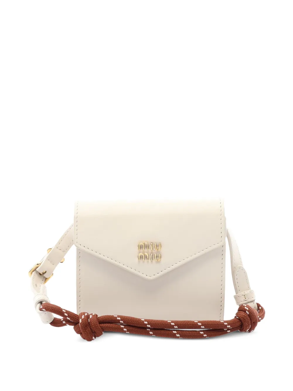 Miu Miu Pre-Owned 2010s envelope coin purse - Toni neutri