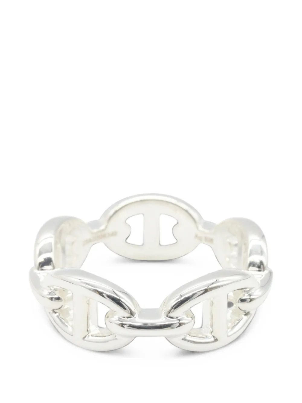 Hermès Pre-Owned 2020s PM Enchaînée Ring - Silber