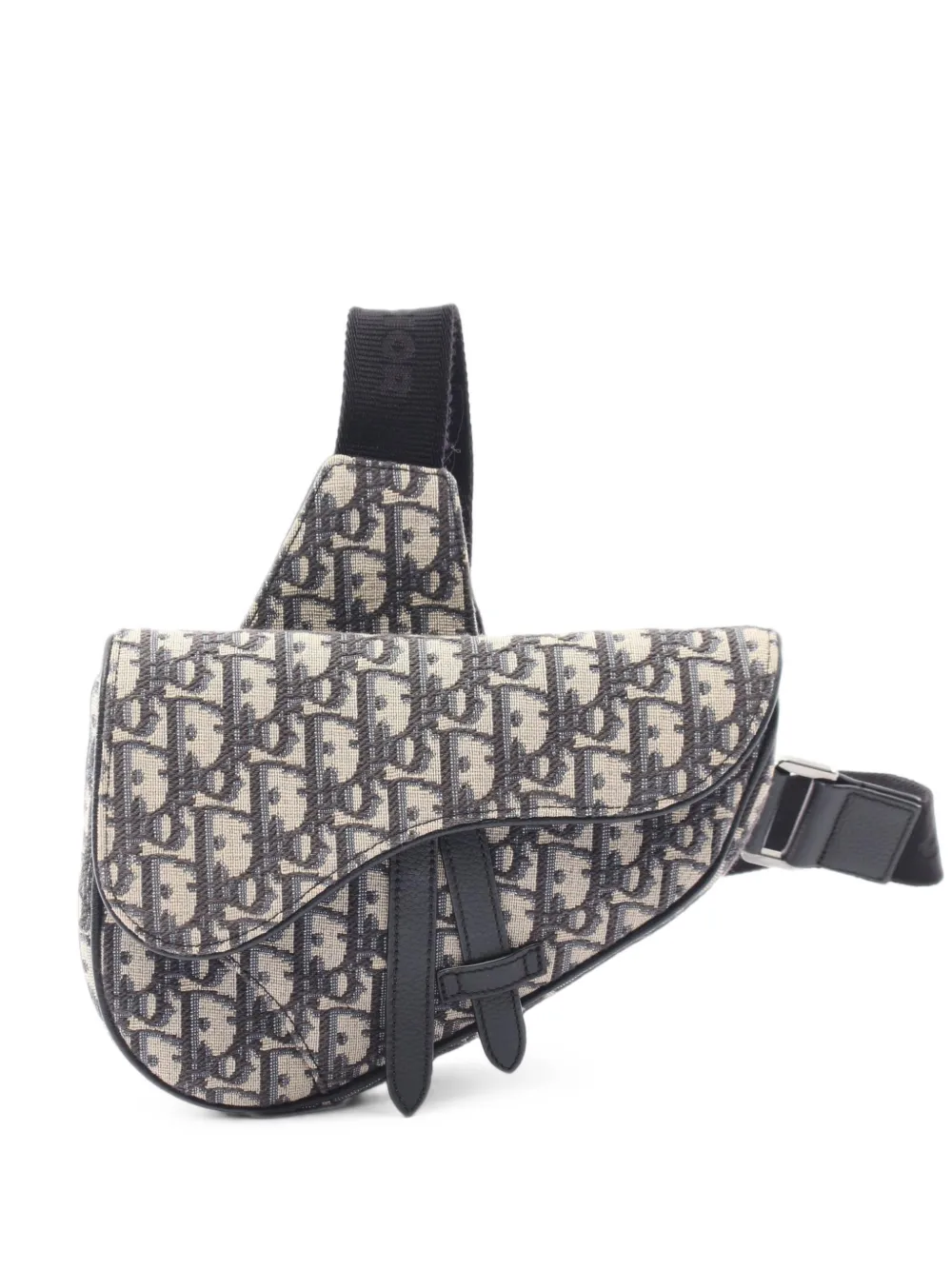 Christian Dior Pre-Owned 2000s Saddle Oblique belt bag - Bleu